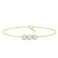 Certified 5 MM Lab Grown Diamond Bracelet for Women