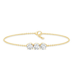 Certified 5 MM Lab Grown Diamond Bracelet for Women