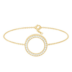 Certified Lab Grown Diamond Circle Bracelet for Women