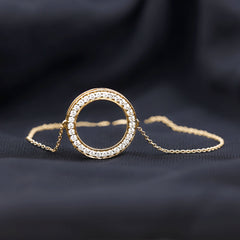 Certified Lab Grown Diamond Circle Bracelet for Women