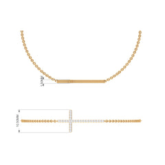 Certified Diamond Sideway Cross Bracelet