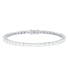 East West Oval Lab Grown Diamond Tennis Bracelet