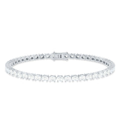 East West Oval Lab Grown Diamond Tennis Bracelet