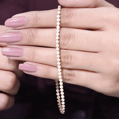 3.50 CT Moissanite Wedding Tennis Bracelet For Bride