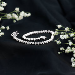 3.50 CT Moissanite Wedding Tennis Bracelet For Bride