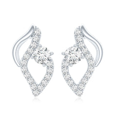 Elegant Lab Grown Diamond Stud Earrings