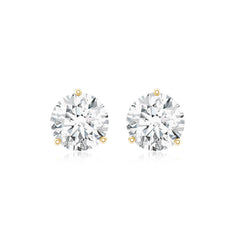 Certified Lab Grown Diamond Solitaire Earrings