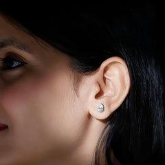 Certified Lab 5X7 MM Pear Diamond Designer Stud Earrings