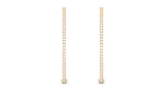 Certified Moissanite Big Hoop Earrings