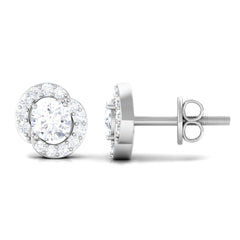 Certified Real Diamond Stud Earrings for Everyday
