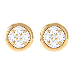 Genuine Diamond Studs with Screw Back
