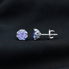 1 Carat Tanzanite Studs