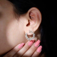 Certified Lab Created Diamond Statement Stud Earrings
