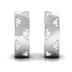 Certified Diamond Hoops For Women