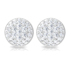 Certified Diamond Bridal Stud Earring with Screw Back
