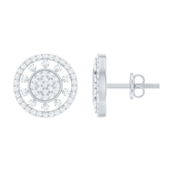 Certified Diamond Statement Ear Studs