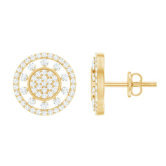 Certified Diamond Statement Ear Studs