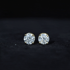 1.50 CT Moissanite Solitaire Stud Earrings
