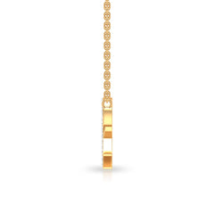 Mama Bird Necklace with Pave Set Moissanite