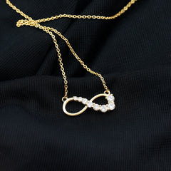 Diamond Infinity Pendant Necklace For Women