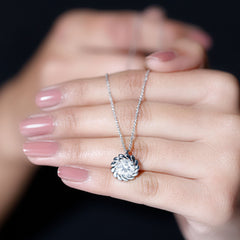 2 Carat Lab Grown Diamond Solitaire Necklace For Women