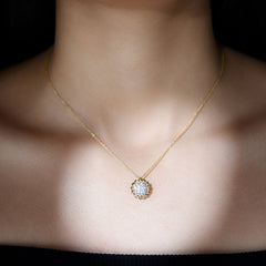 2 Carat Lab Grown Diamond Solitaire Necklace For Women