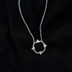 Certified Lab Grown Diamond Circle of Life Necklace