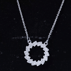 Lab Grown Diamond Designer Eternity Necklace