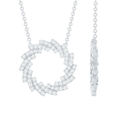 Lab Grown Diamond Designer Eternity Necklace