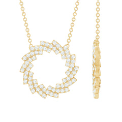 Lab Grown Diamond Designer Eternity Necklace