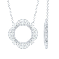 Certified Lab Grown Diamond Nature Inspired Necklace