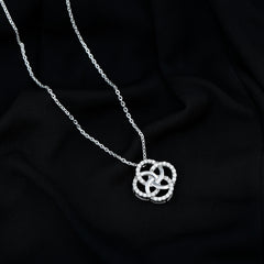 Certified Lab Grown Diamond Interlocking Circle Necklace