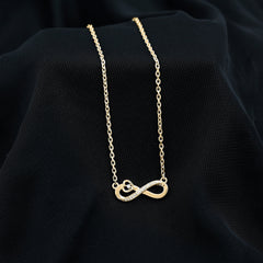 Certified Lab Grown Diamond Infinity Heart Necklace