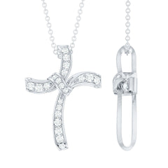 Certified Lab Grown Diamond Catholic Cross Pendant