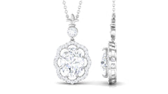 Certified 1.2 Carat Moissanite Statement Necklace for Women