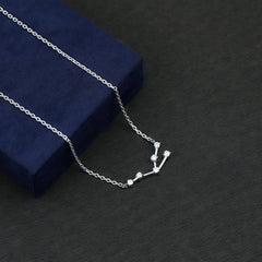 Moissanite Constellation Taurus Zodiac Sign Necklace