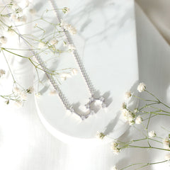 Moissanite Constellation Leo Zodiac Sign Necklace