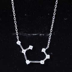 Certified Moissanite Constellation Sagittarius Zodiac Sign Necklace