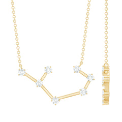 Certified Moissanite Constellation Sagittarius Zodiac Sign Necklace