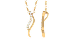 Minimal Moissanite Promise Necklace for Women