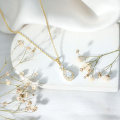 Pear Shaped 1.3 Carat Moissanite Pendant Necklace with Halo