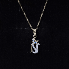 Certified Diamond Kitty Necklace For Women