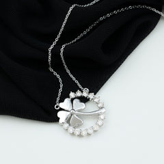 Certified Diamond Lucky 4 Leaf Necklace