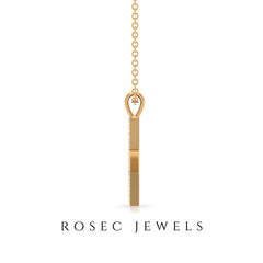 Diamond Star Pendant Necklace in Pave Setting