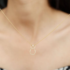 Certified Lab Grown Diamond Infinity Love Knot Necklace For Her
