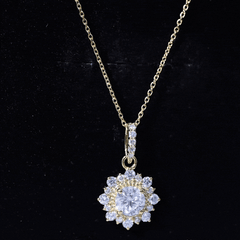 Certified Lab Grown Diamond Wedding Necklace With Chain