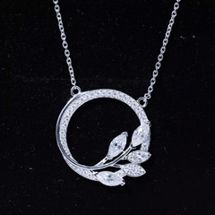 Nature Inspired Lab Grown Diamond Eternity Necklace