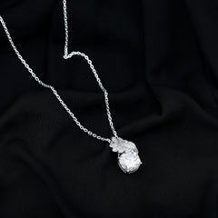 Nature Inspired Moissanite Designer Necklace for Wedding