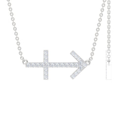 Lab Grown Diamond Sagittarius Zodiac Necklace