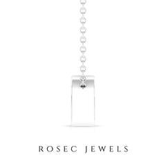 Pear Shape Real Diamond Solitaire Necklace
